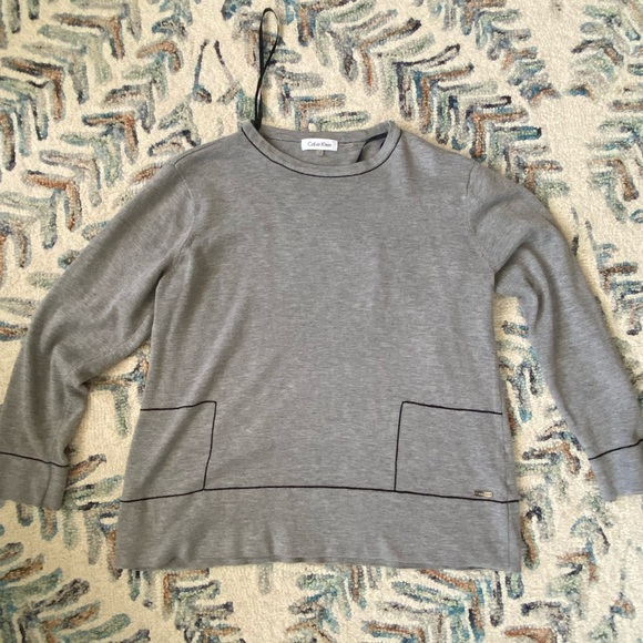 Calvin Klein Gray Sweater - Picture 1 of 4